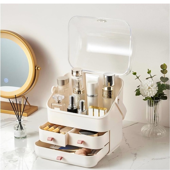 Makeup organizer with cover - Picture 1 of 5